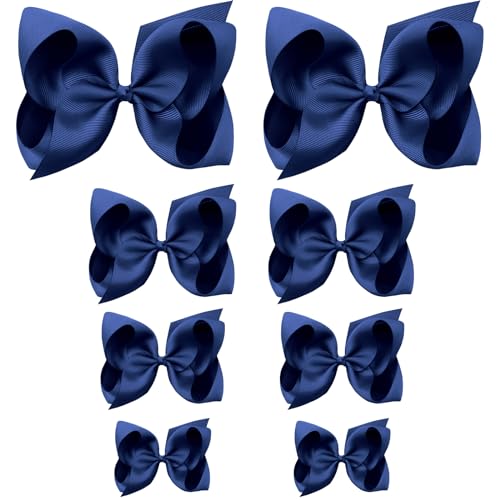 8PCS - Navy Blue