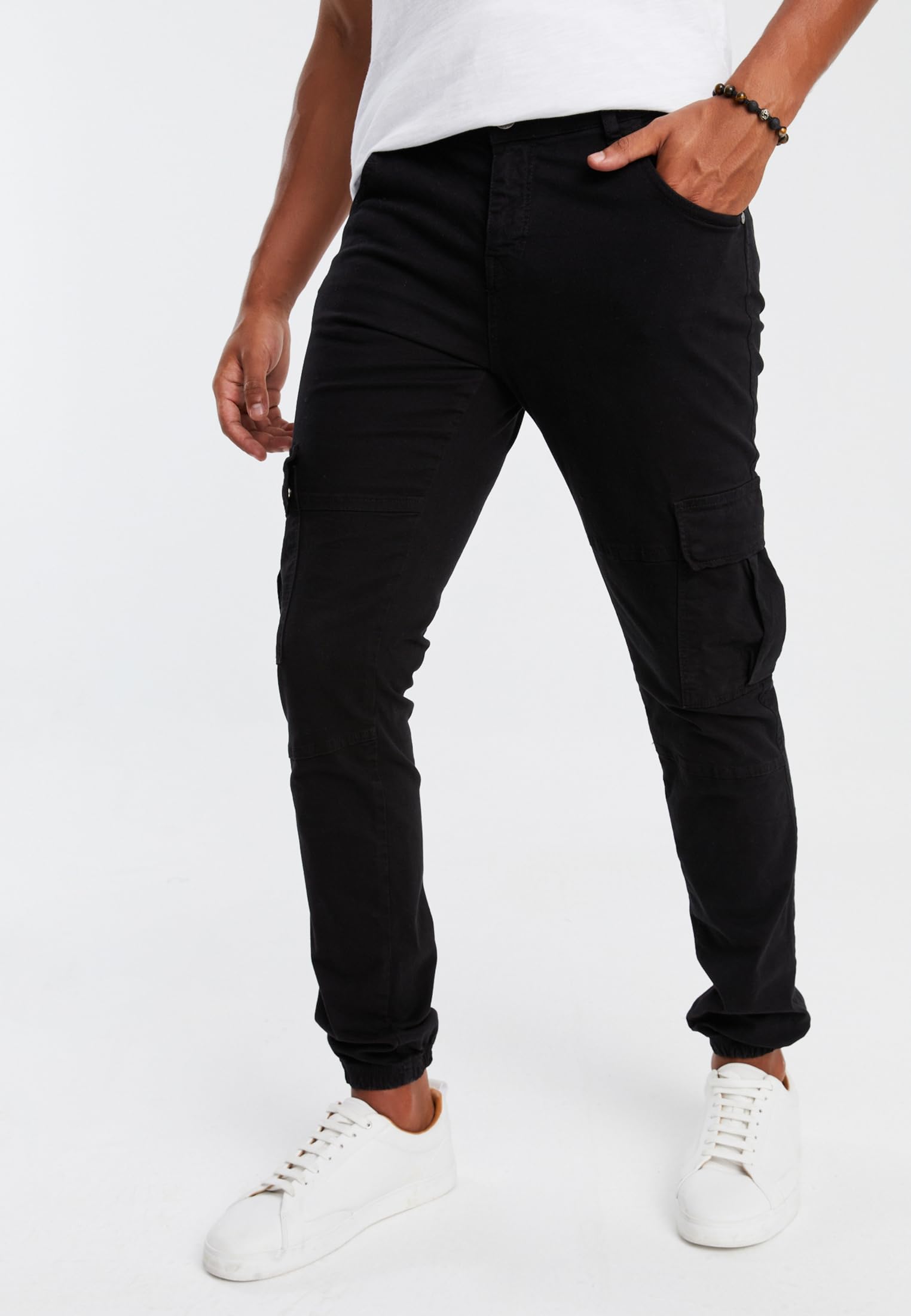 Leif Nelson Men's Slim Fit Stretch Denim Jeans LN-9285 - Comfortable & Durable for Casual Wear, Work & Outdoor Activities