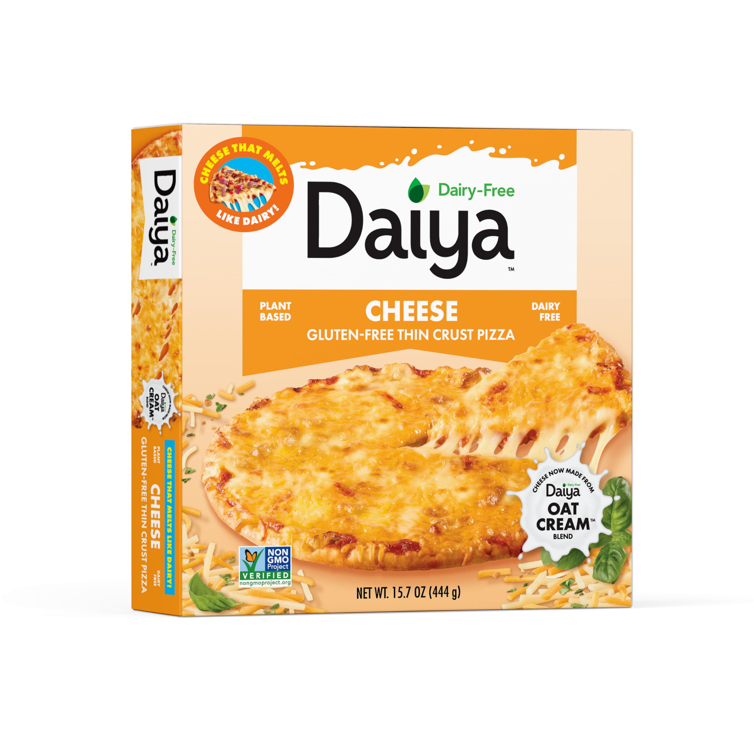Daiya Dairy Free Cheeze Lover's Gluten Free Vegan Frozen Pizza - 15.7 oz | Plant-Based, Lactose-Free | Perfect for Vegan Diets, Movie Nights & Family Dinners