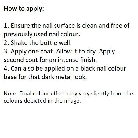 Elfani Multichrome Nail Polish - Gold & Sapphire for Party & Night Out