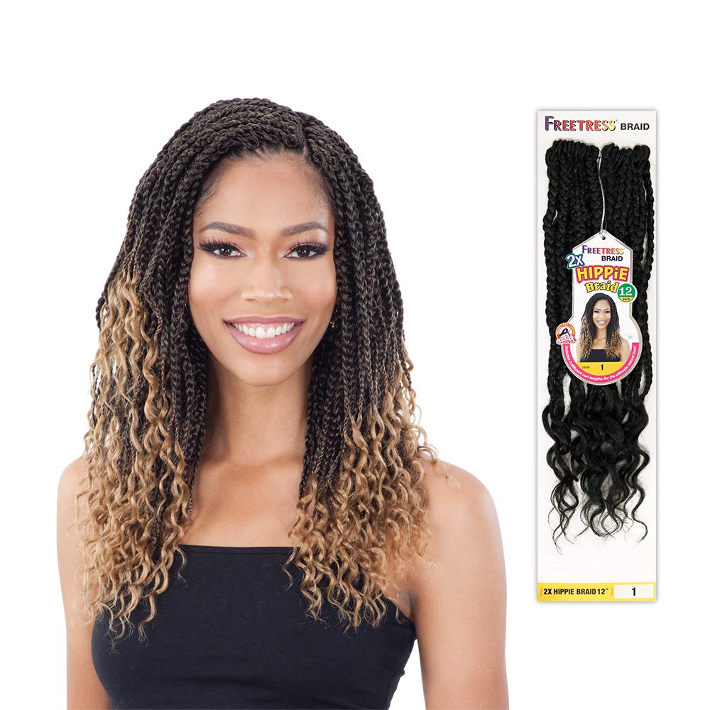 FreeTress Crochet Braids 2X Hippie Braid 12