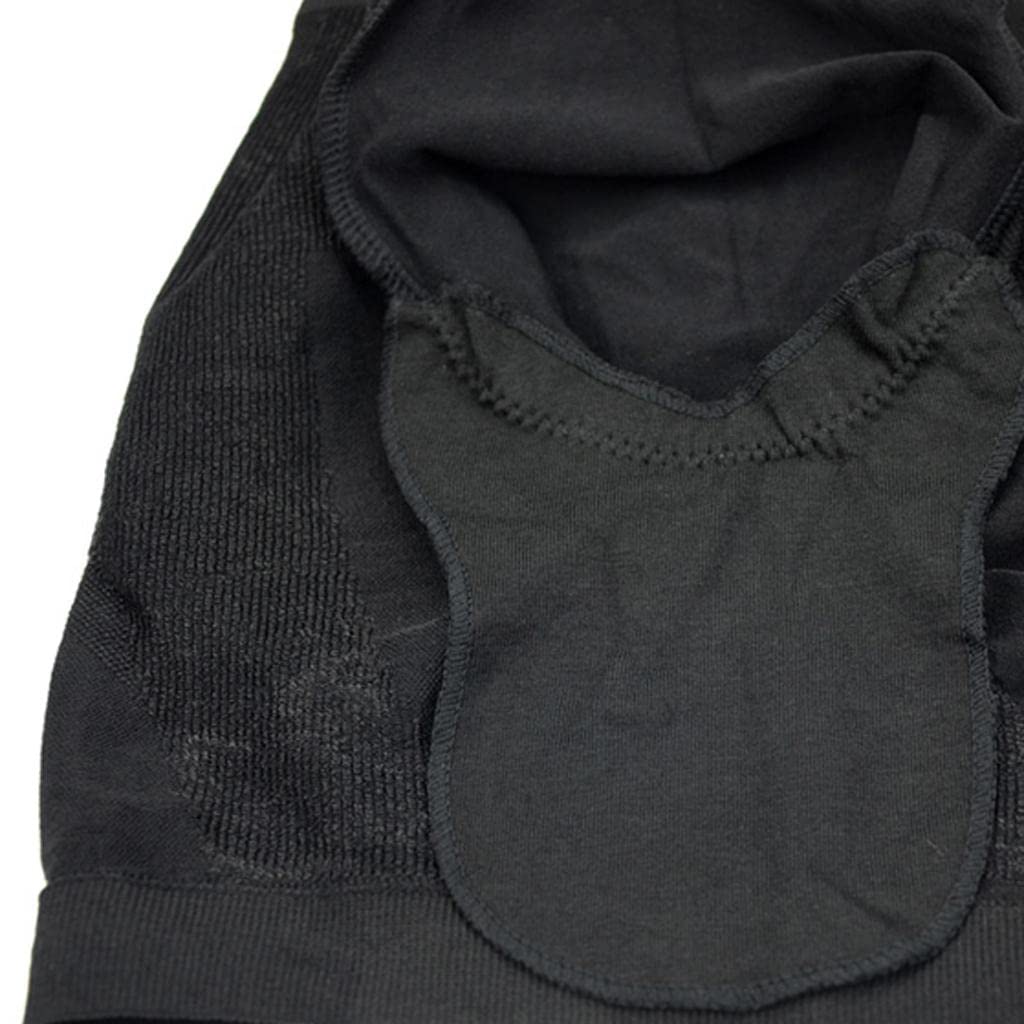 Seasaww Women's Underarm Sweat Pads - Black Armpit Sweat Guards for Shirts & Dresses - Stay Dry & Confident All Day for Work, Gym & Daily Activities