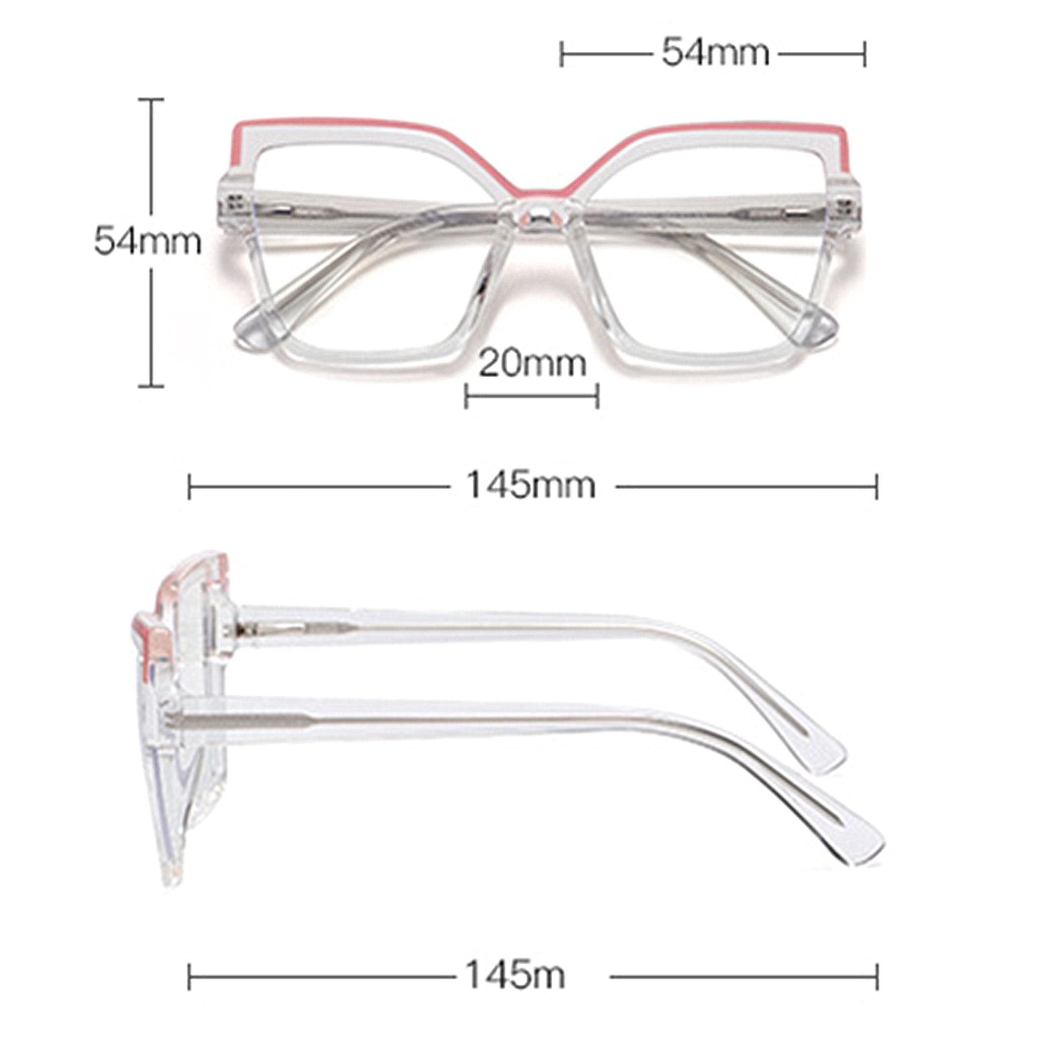 Stylish TR90 Cat Eye Reading Glasses for Women - Blue Light Blocking Computer Eyewear with Anti-UV Protection | Perfect for Office Work, Screen Time & Fashion Accessories