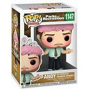 Andy as Princess Rainbow Sparkle Funko Pop #1147 - Parks and Recreation Collectible Vinyl Figure with Protector Case - Perfect for TV Show Fans, Gift for Collectors, and Home Display