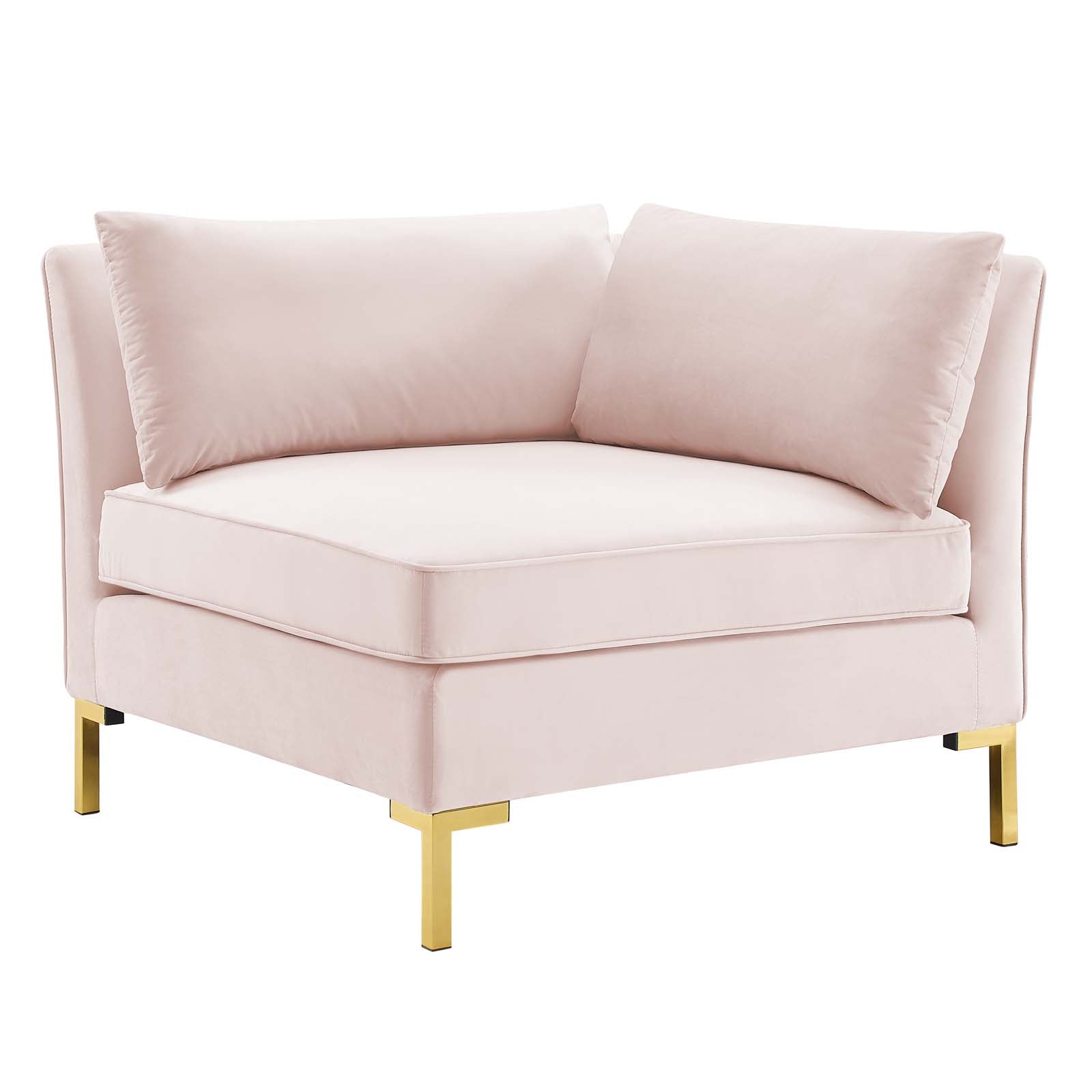Ardent 8-Piece Performance Velvet Sectional Sofa Set - Modern L-Shaped Couch with Reversible Chaise for Living Room, Family Room & Home Theater Comfort