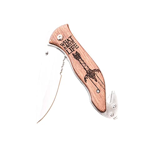 Best Hunting Knife for Outdoor Adventures - High-Quality Survival Knife for Camping, Hiking & Bushcraft | Durable 138 Stainless Steel Blade