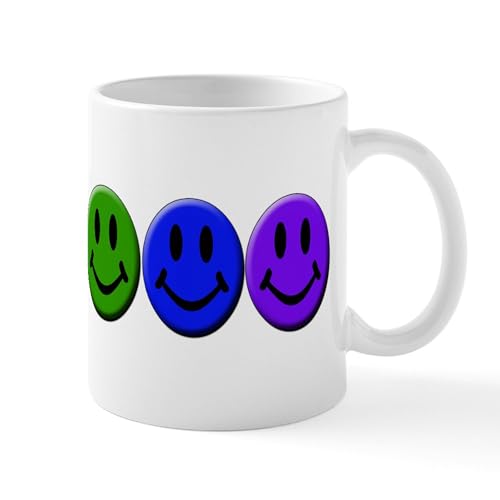 White - Gay Happy Faces Mug