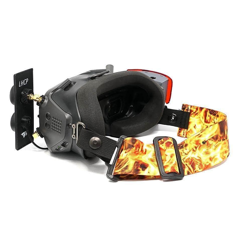 FatStraps 2 FPV Goggle Strap - Compatible with Fatshark, Walksnail & DJI Goggles - Adjustable Headband for Comfort - Perfect for Drone Racing & FPV Flying