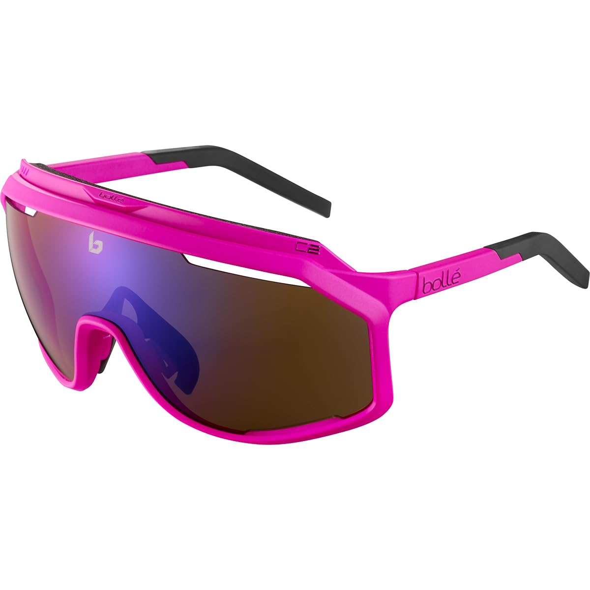 Bolle Chronoshield Rectangle Sunglasses for Men & Women - UV Protection, Lightweight & Durable Frame - Perfect for Running, Cycling & Outdoor Sports
