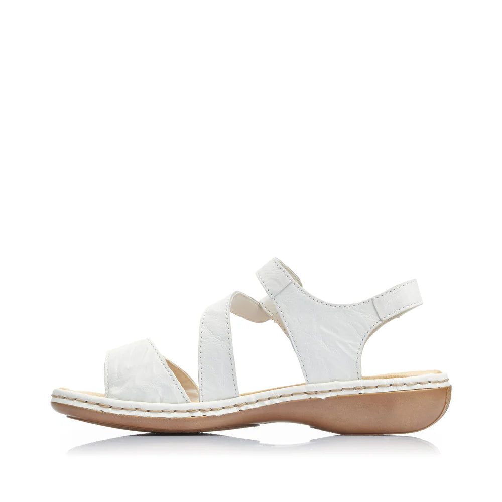 Rieker 659C7 Whitesnake Women's Comfortable Casual Shoes for Walking, Work & Everyday Wear