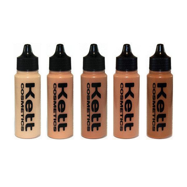 Kett Hydro Foundation Ruby Series - 1oz Single Bottle | Hydrating Makeup Base for Flawless Skin | Perfect for Daily Use & Professional Makeup Artists