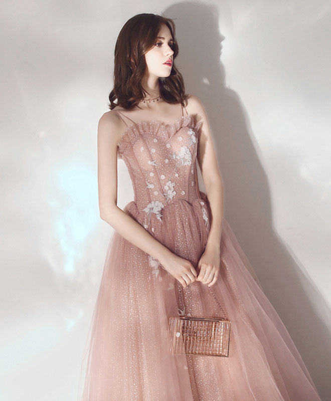 Elegant Pink Sweetheart Tulle Prom Dress for Sweet 16 Party | Formal Ball Gown for Homecoming, Quinceañera & Special Occasions