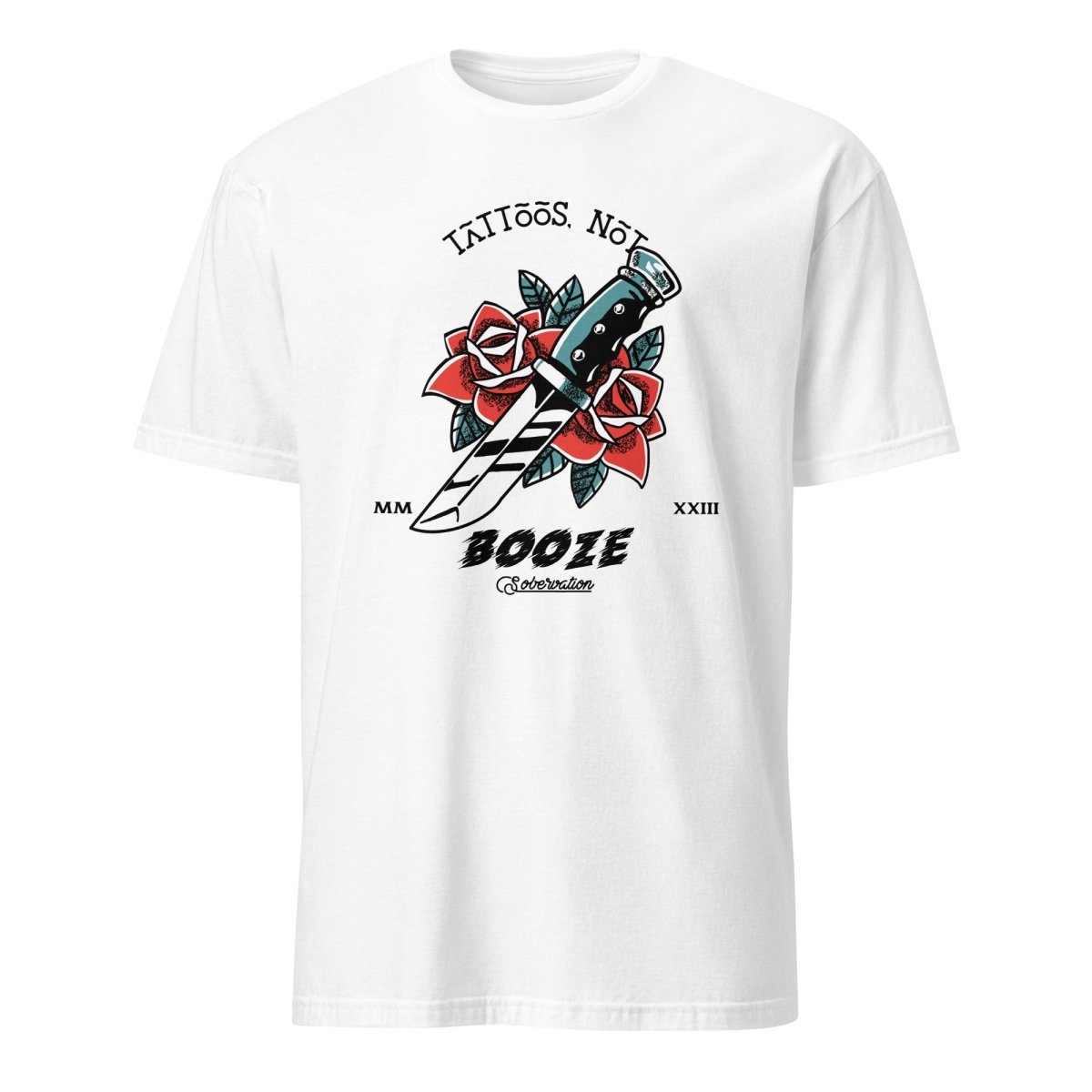 Rose Dagger Tattoo Design Essential Unisex T-Shirt | Trendy Graphic Tee for Men & Women | Perfect for Casual Wear, Concerts & Street Style