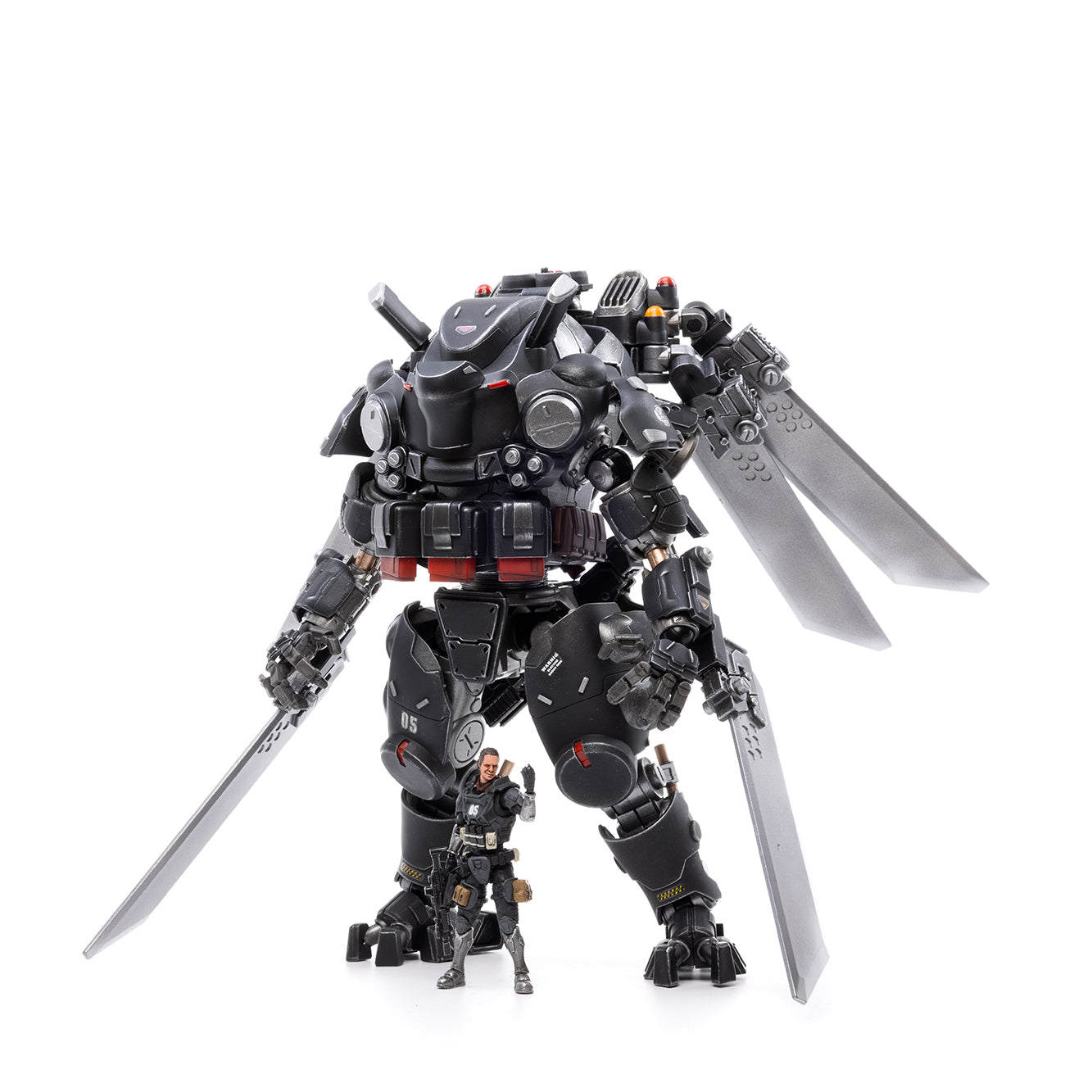 Iron Wrecker 05 Orbital Combat Mecha - Night Attack Type | High-Tech Sci-Fi Action Figure | Perfect for Collectors & Battle Scenes