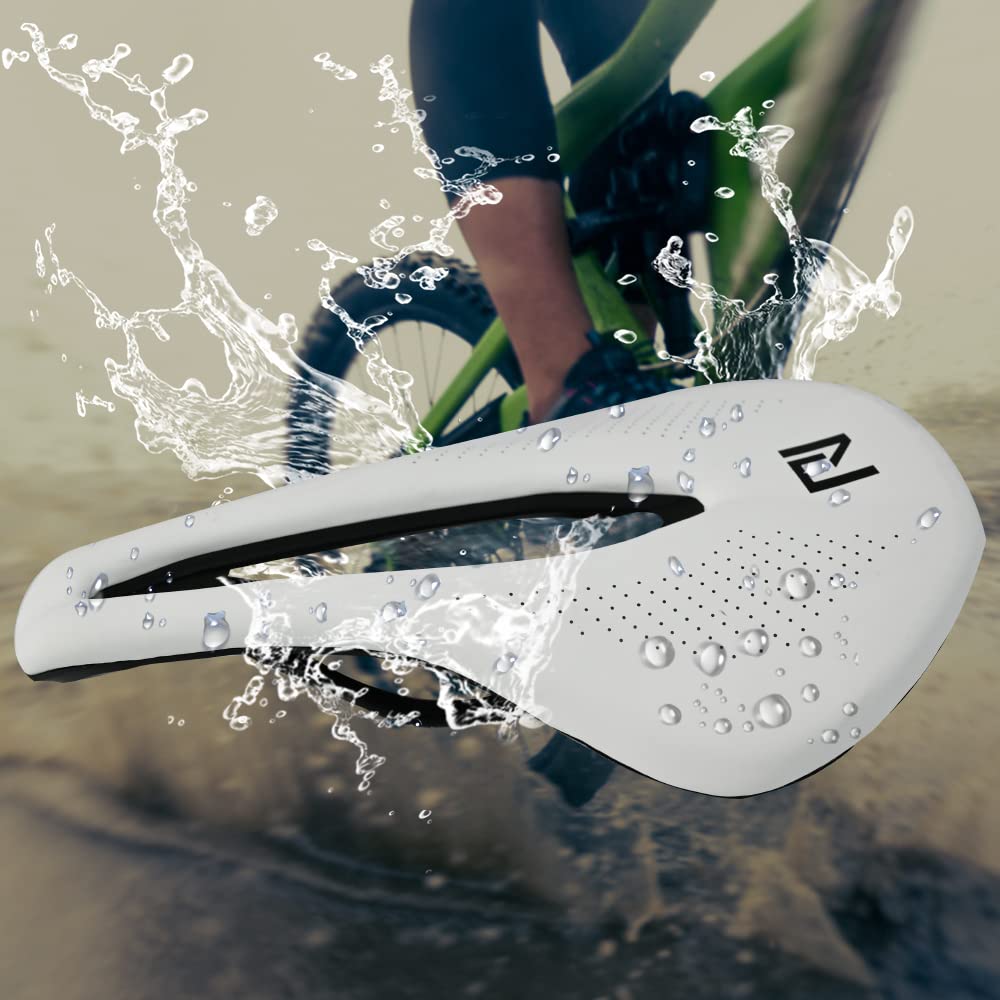 ROADNADO Comfortable Gel Bike Seat with Suspension - Ergonomic & Breathable Bicycle Saddle for Mountain & Road Bikes - Perfect for Long Rides, Commuting & Outdoor Cycling Adventures