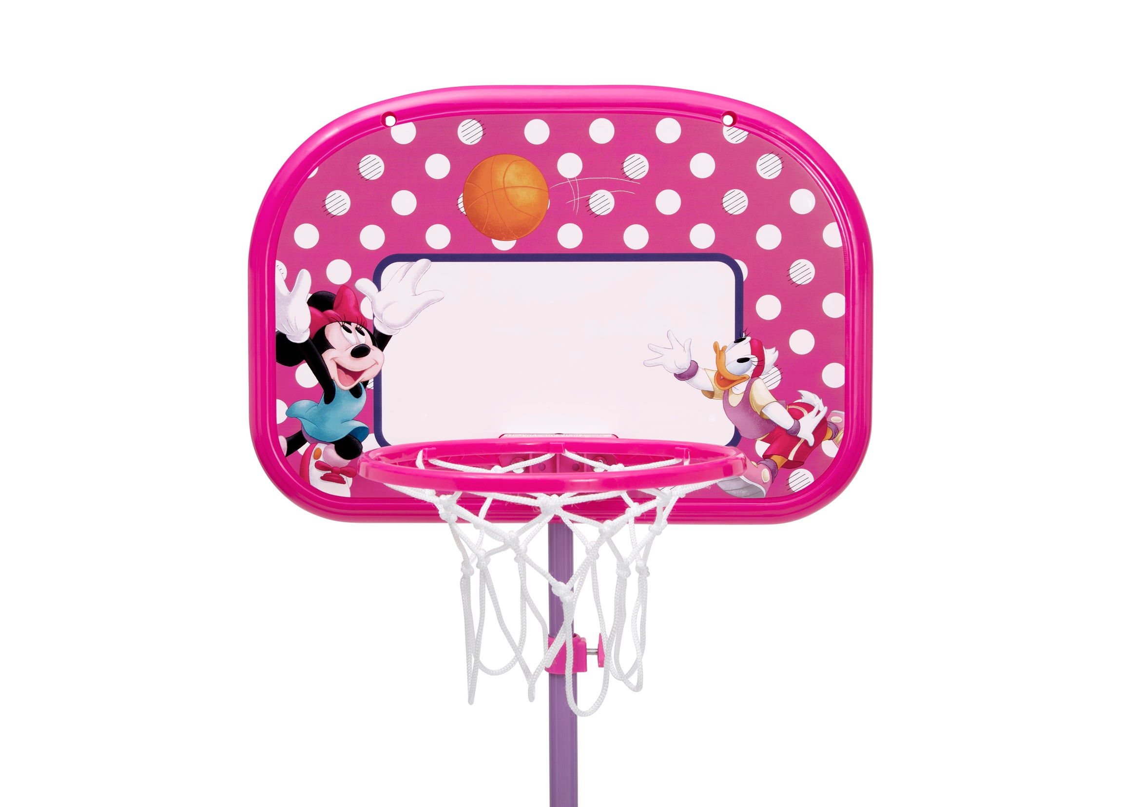 Minnie Mouse Basketball Hoop Set for Kids - Adjustable Height Indoor/Outdoor Toy for Toddlers & Children - Perfect for Birthday Gifts, Playroom & Backyard Fun