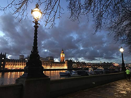House of Commons Westminster London - 20x30 Inch Laminated Poster with Vibrant Colors & HD Imagery - Perfect for Home & Office Decor, Gifts, UK Political Enthusiasts