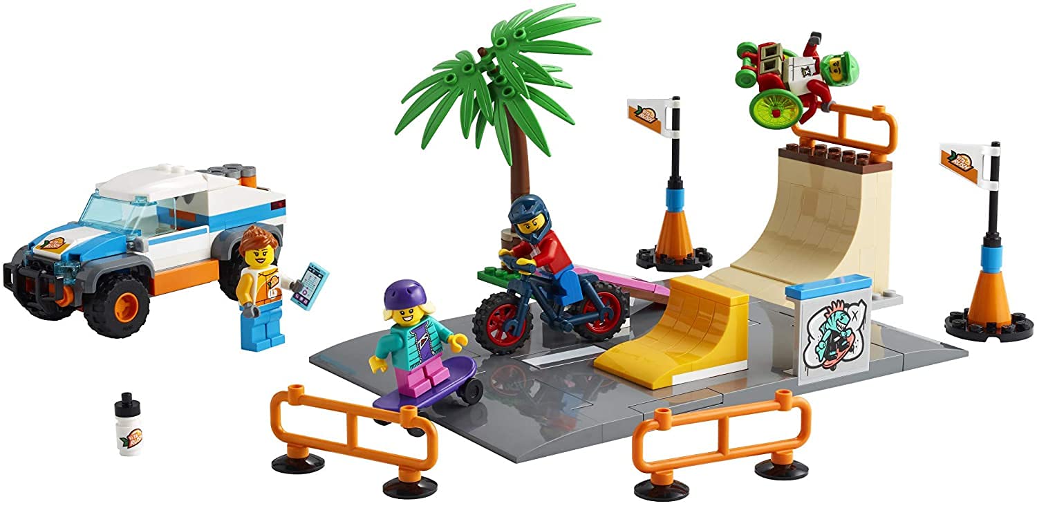 LEGO City Skate Park 60290 Building Kit - 195 Piece Construction Toy for Kids Ages 6+ | Creative Play, STEM Learning, Birthday Gift | Perfect for Indoor Playtime & Building Skills Development
