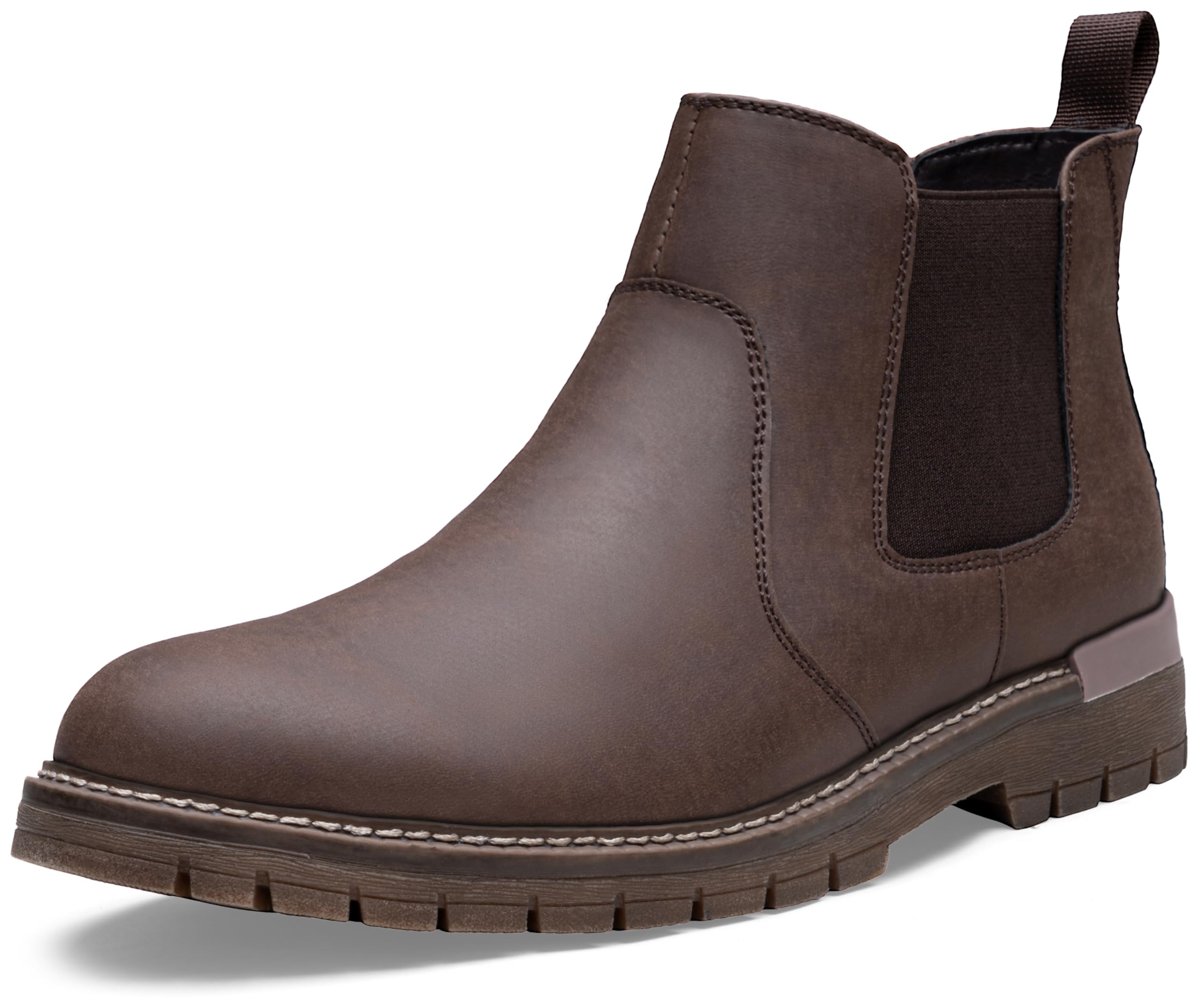**Jousen Men's Chelsea Boots - Slip On Casual Ankle Boots for Men, Vintage Retro Style - Perfect for Work, Travel & Everyday Wear**