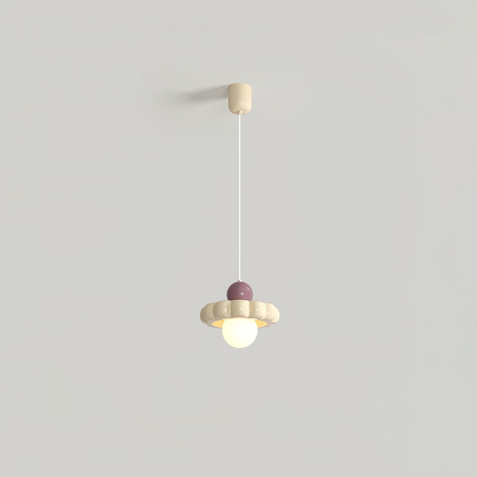 Stylish Cream Cloud Pendant Lamp - Modern Hanging Light Fixture for Bedroom, Living Room & Dining Room Decor