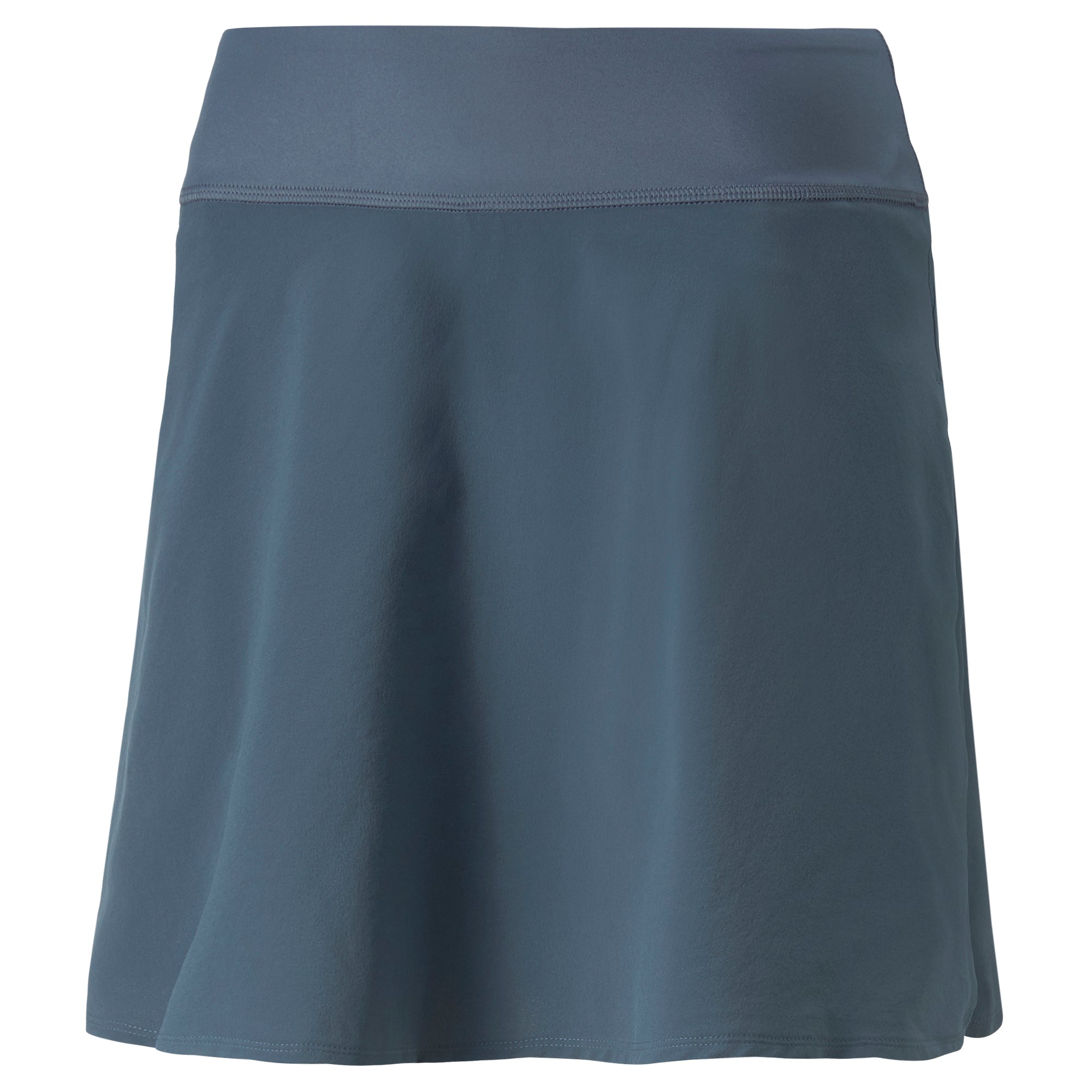 PWRSHAPE Women's Solid Golf Skirt - High Waisted Stretchy Tennis Skirt for Golf, Tennis & Running - Comfortable & Breathable Activewear for Women