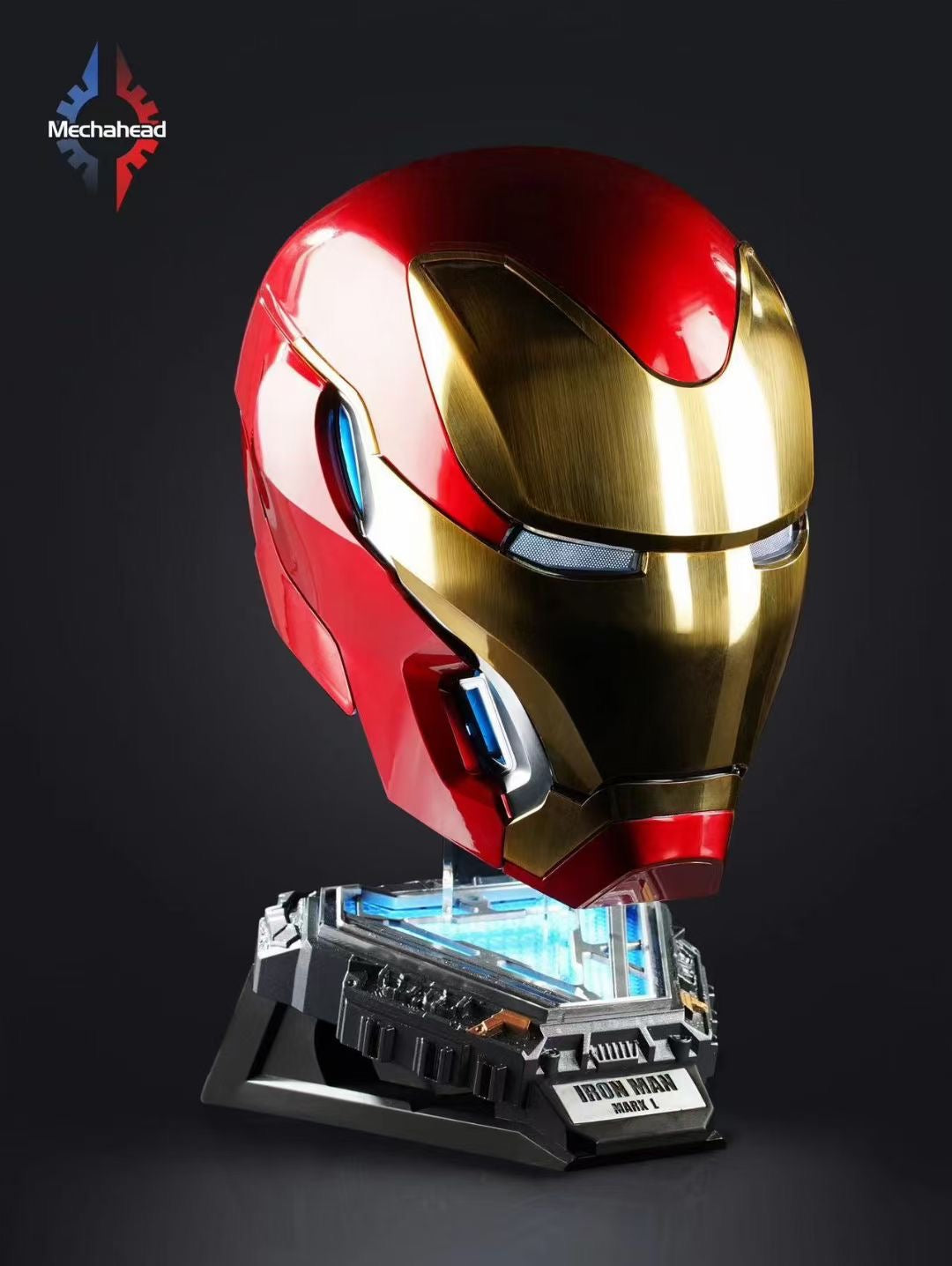 Iron Man MK50 Helmet 1:1 Scale Replica - Collectible Marvel Avengers Cosplay Prop for Display & Costume (Suit Up Like Tony Stark)