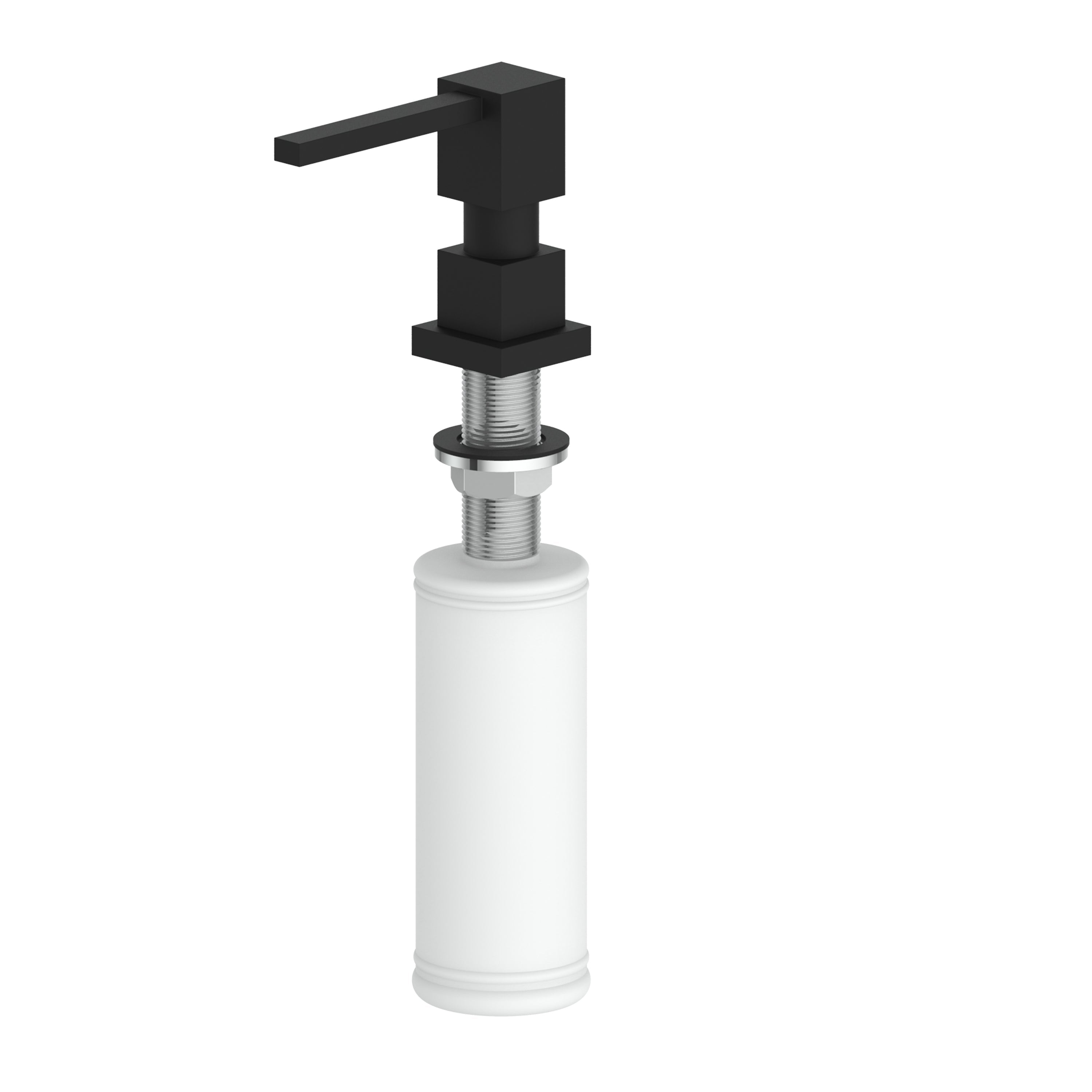 ZLINE Matte Black Faucet Soap Dispenser - Touchless Automatic Soap Dispenser for Kitchen & Bathroom | Modern Hands-Free Design for Sink Countertops, Ideal for Home & Commercial Use
