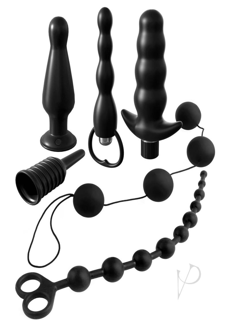 Premium Silicone Anal Fantasy Kit - Black | Ultimate Pleasure Collection for Couples & Solo Play | Enhance Intimate Moments & Spice Up Your Sex Life