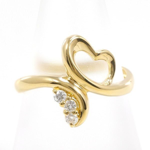 18K Yellow Gold Diamond Ring for Women - Elegant Solitaire Engagement & Wedding Band - Perfect for Proposals, Anniversaries & Special Occasions