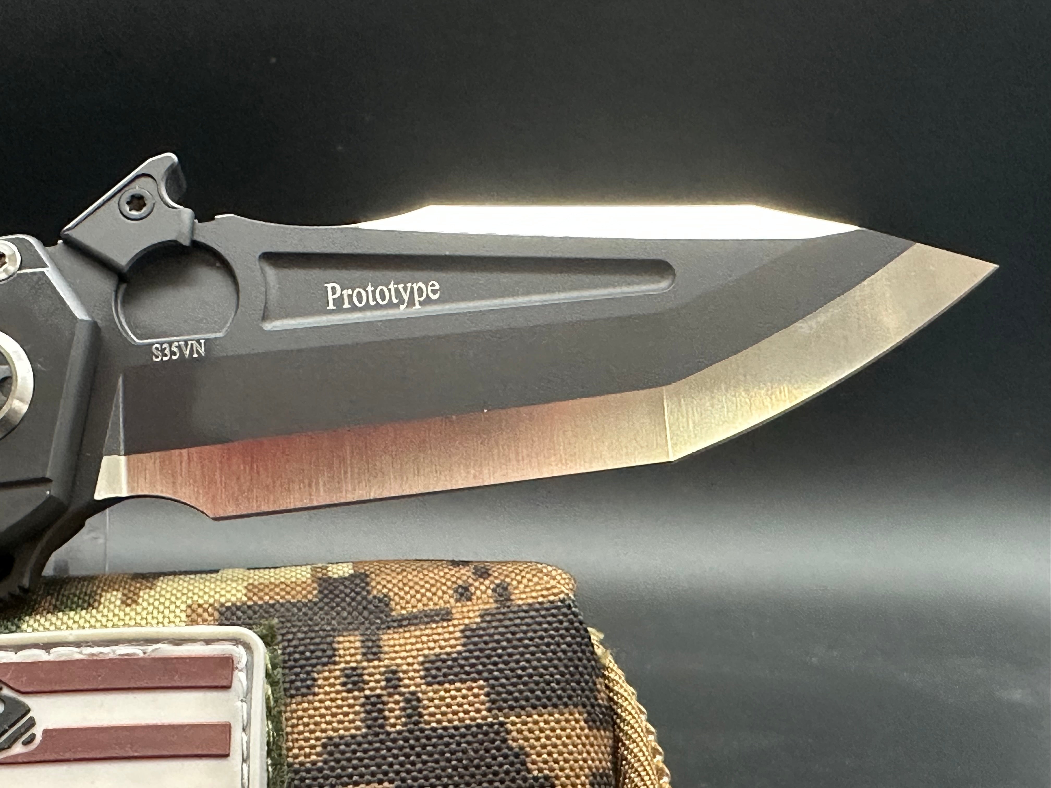 Andre de Villiers Ronin Prototype Tactical Folding Knife - High-Quality EDC Pocket Knife for Outdoor, Survival, and Everyday Carry