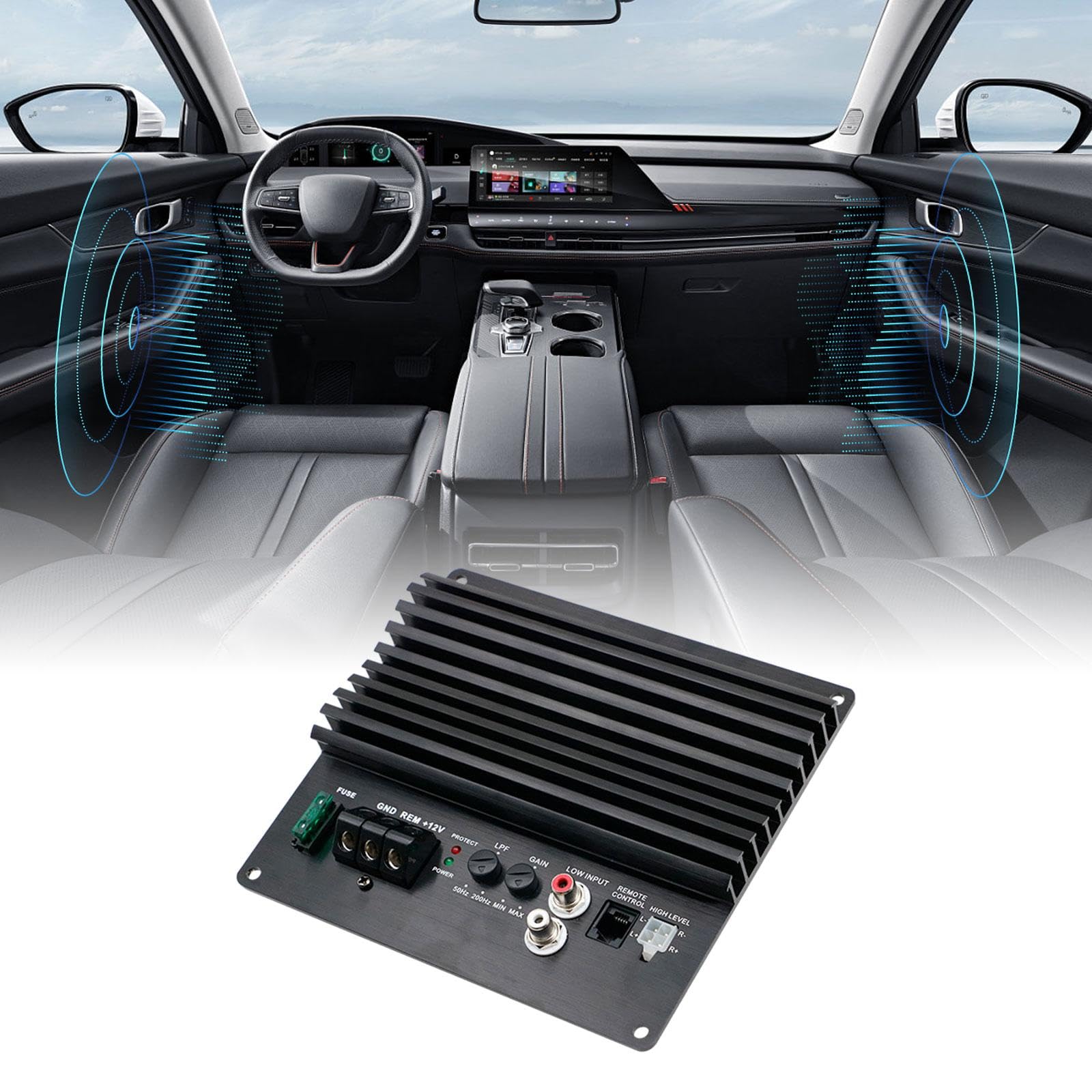 120W Ronyme Car Audio Amplifier Board - 12V Power for Car & Motorcycle Speakers