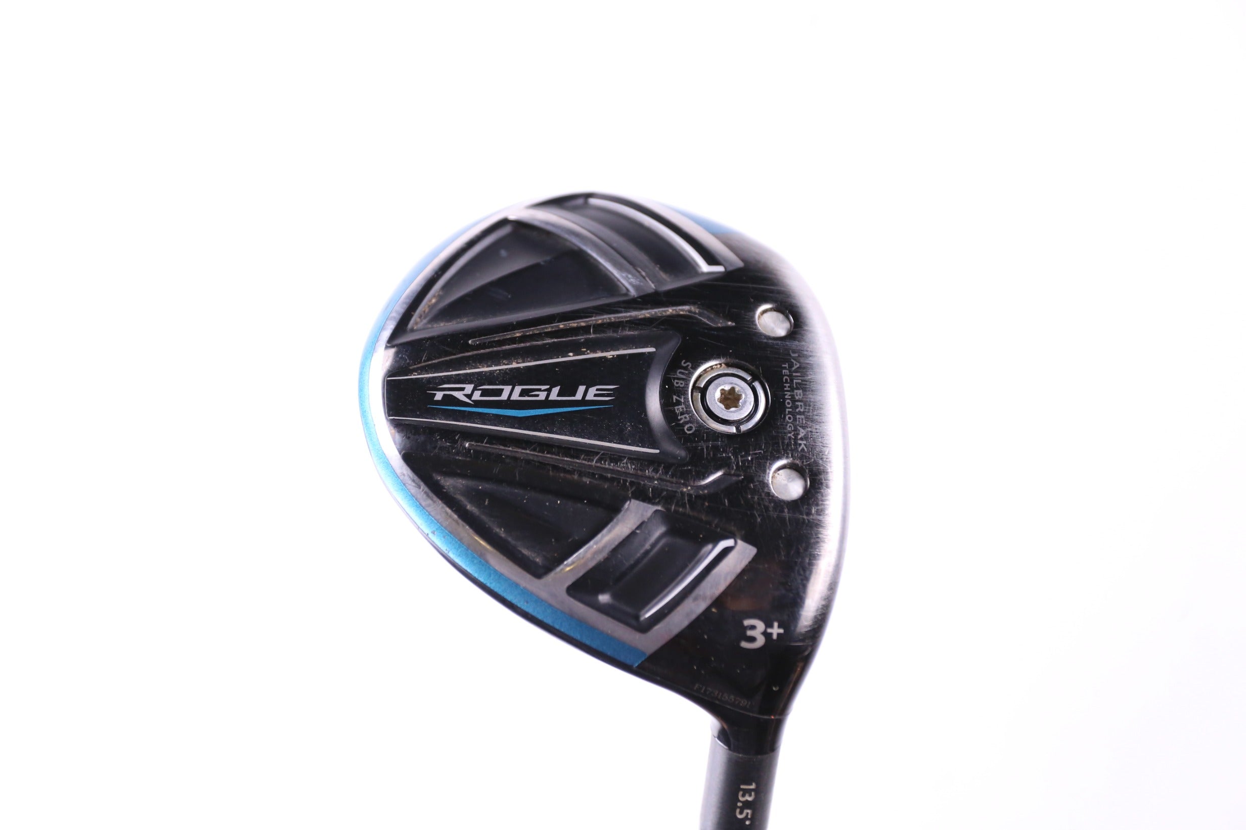 Used Callaway Rogue Sub Zero 3+ Wood Golf Club - Right Handed 13.5° Stiff Flex Driver for Men - Perfect for Long Drives & Tournament Play