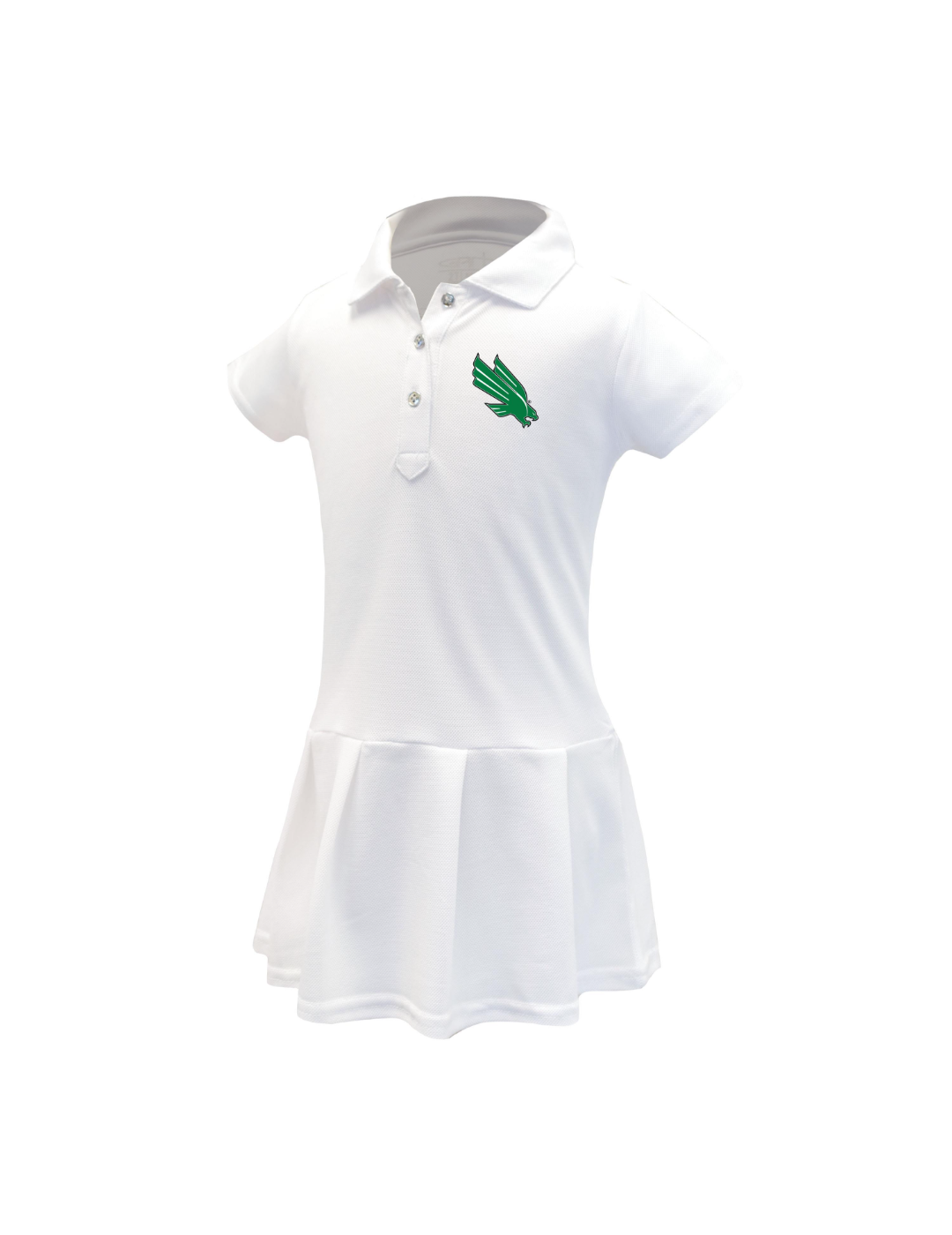North Texas Mean Green Toddler Girls' Dress - Cute & Comfortable Cotton Outfit for Game Day, School & Special Occasions