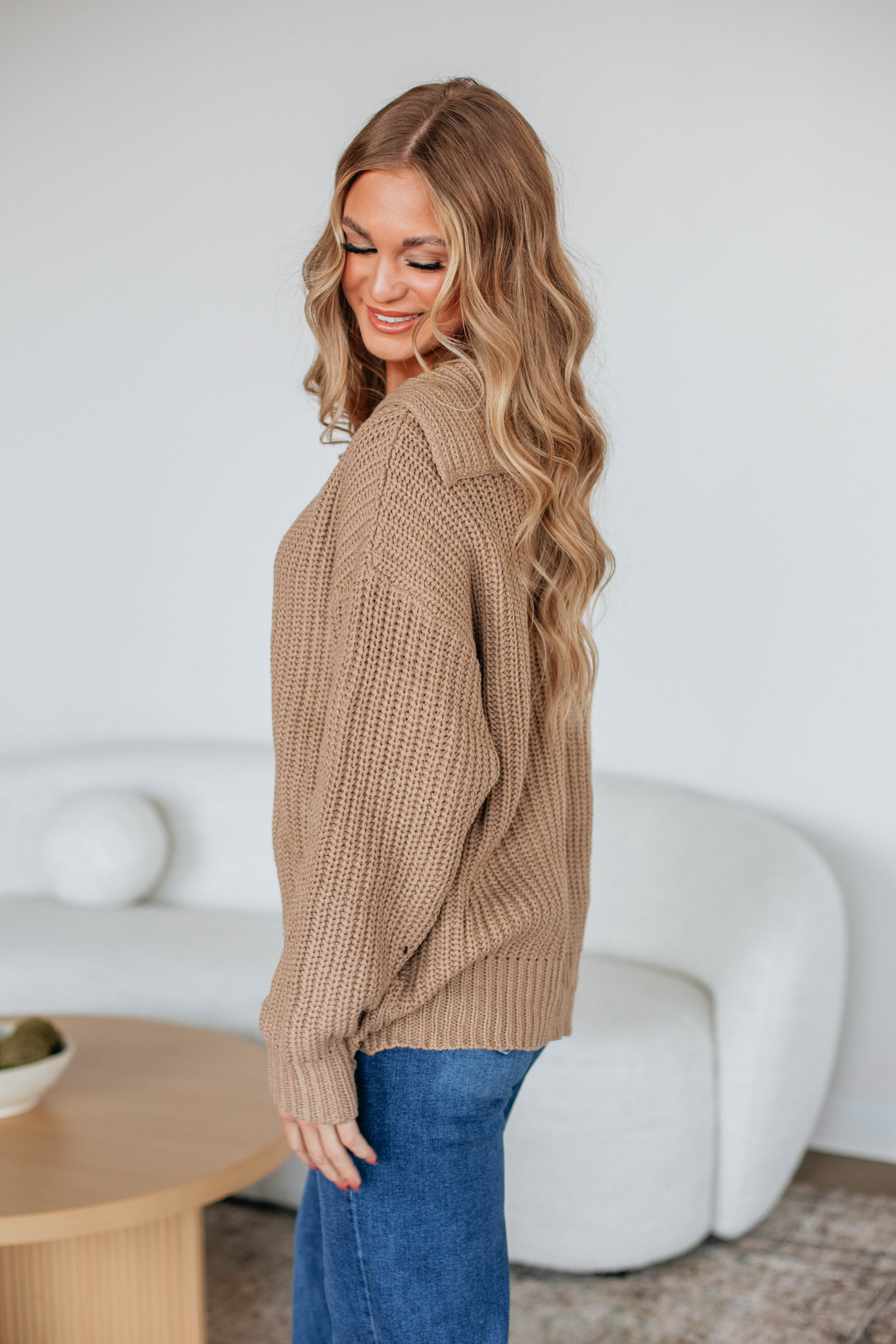 Moriah Knit Cardigan for Women - Soft & Cozy Taupe Sweater | Perfect for Fall & Winter Layering, Office Wear & Casual Outfits