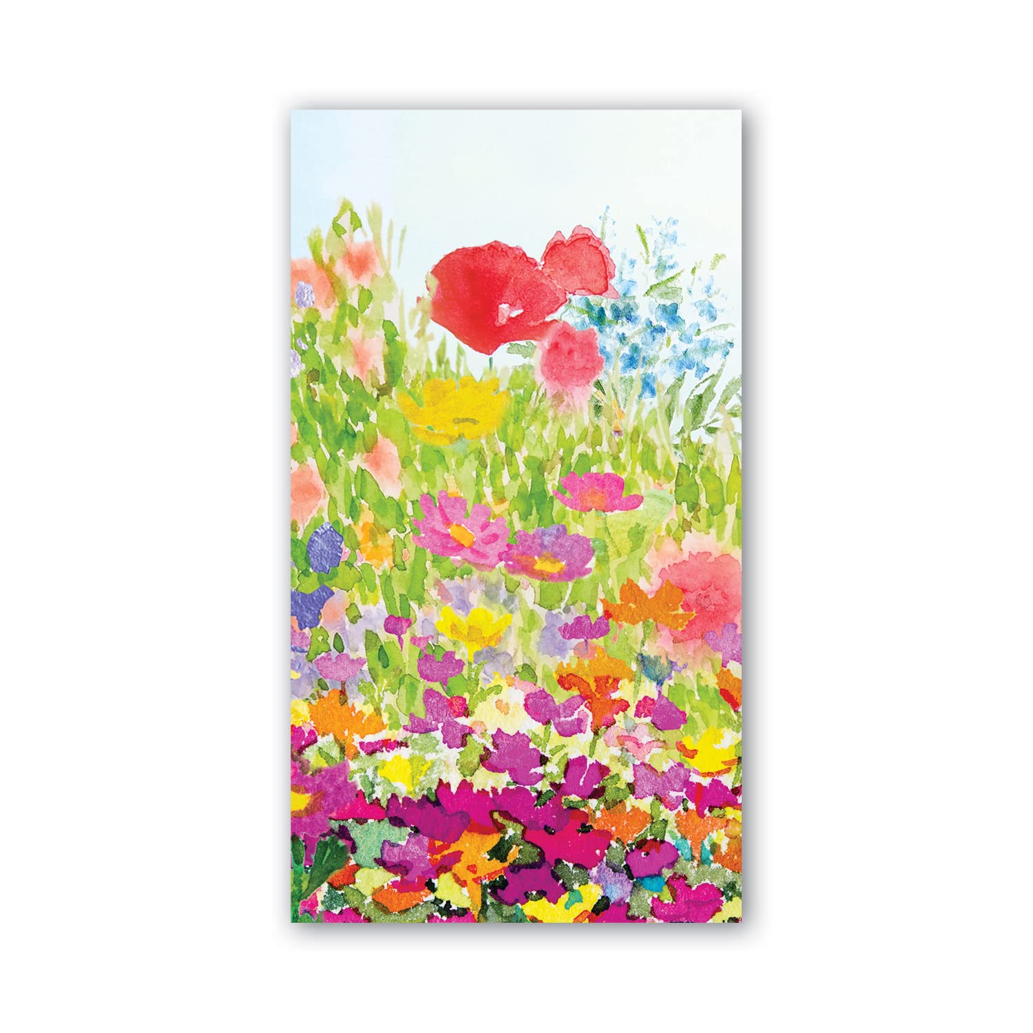 Michel Design Works Premium Hostess Napkins - The Meadow Floral Design - Perfect for Dinner Parties, Bridal Showers & Home Decor