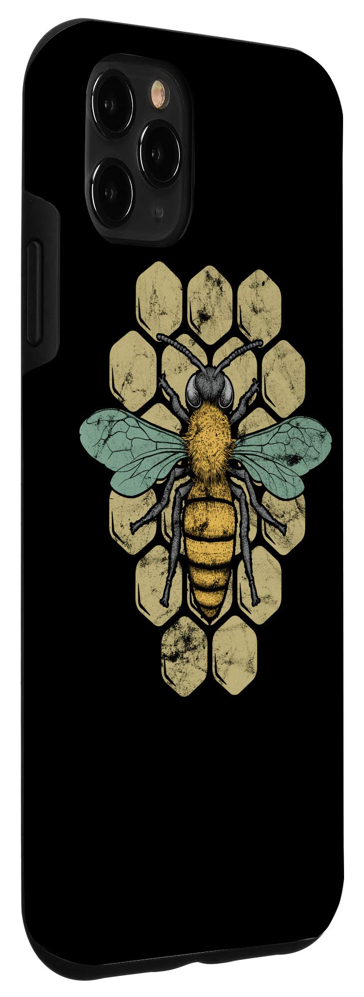 iPhone 11 Pro Max Retro Honey Bees Beekeeper Case - Durable Protective Cover for Nature Lovers & Outdoor Enthusiasts