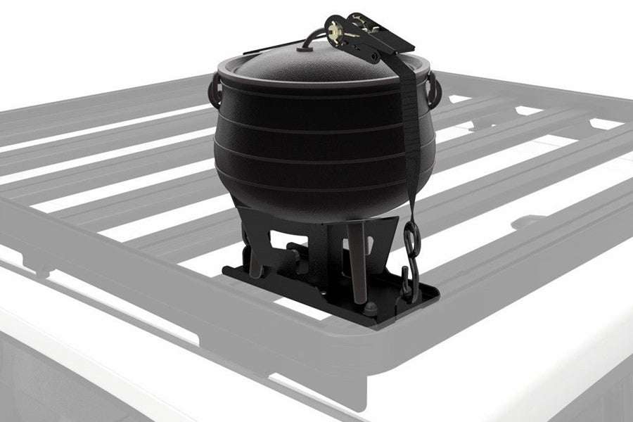Front Runner Outfitters Cast Iron Potjie Pot Dutch Oven with Lid & Carry Bag - Perfect for Camping, Outdoor Cooking, and Backyard BBQs