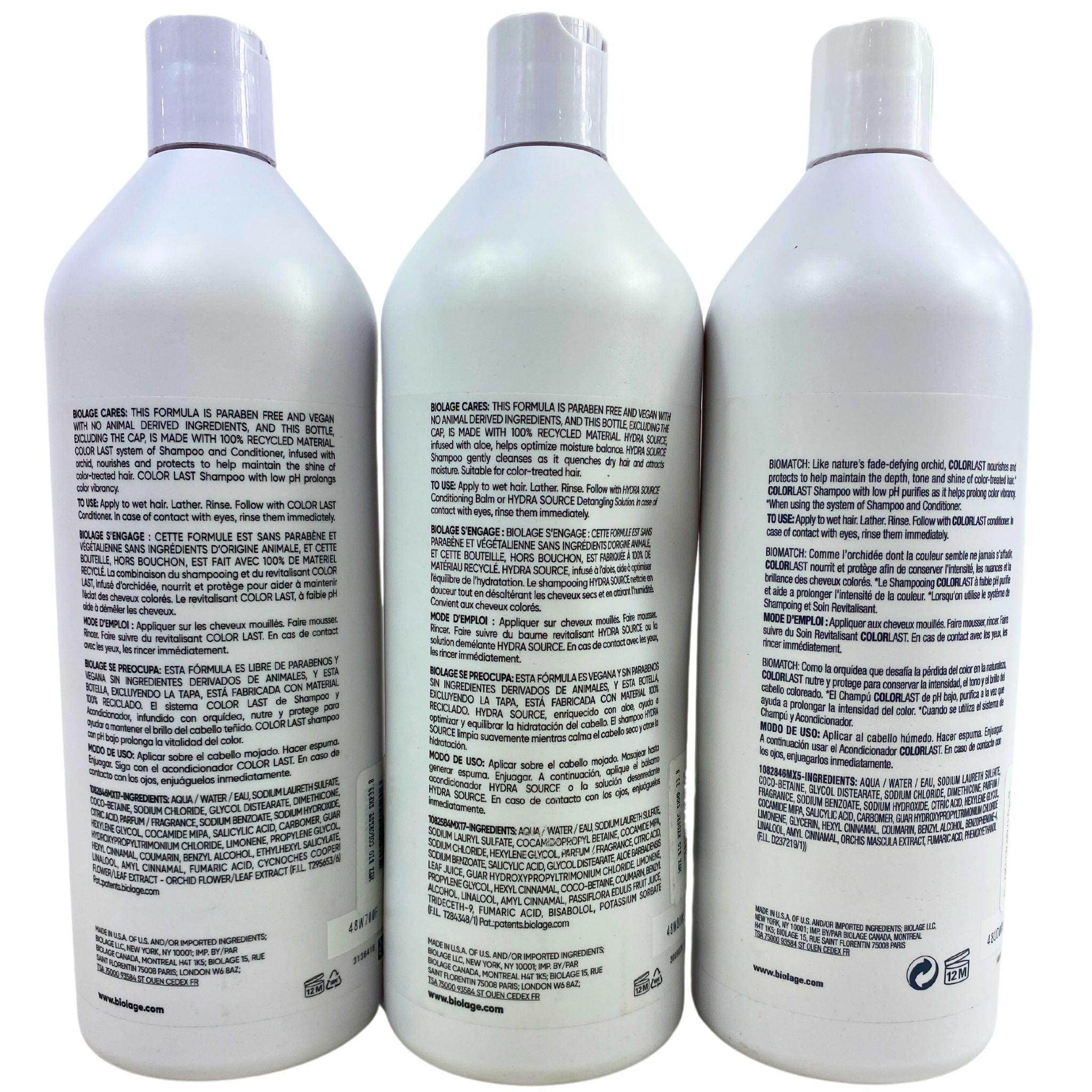 BIOLAGE Assorted Shampoo Variety Pack - 33.8OZ (24-Piece Bulk Set) for Salon Professionals & Hair Care Enthusiasts - Perfect for Salons, Spas, and Home Use