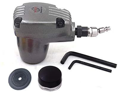 Air Palm Hammer - Automatic Pneumatic Handheld Knocking Tool with 1000 Strokes & Medium Hard Plastic Tip for Body Repair, Plastic Inlay Assembly - Perfect for Auto Shops, DIY Home Repairs & Craft Projects