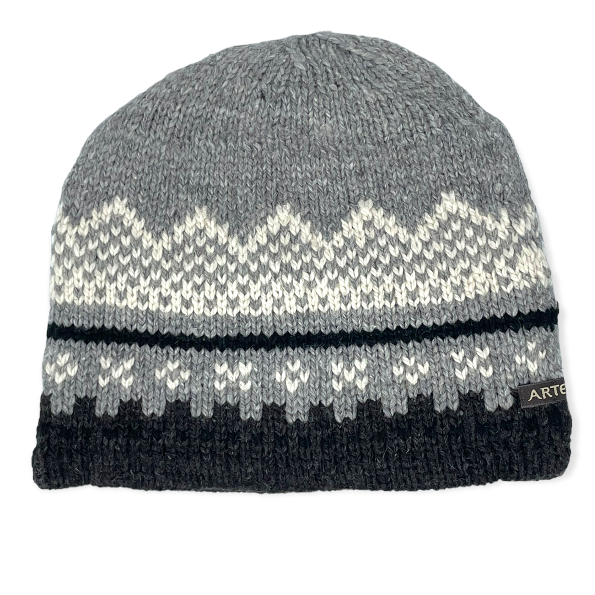 **Andes Hat Grey Multi - Warm Winter Beanie for Men & Women - Perfect for Skiing, Hiking, and Outdoor Adventures**