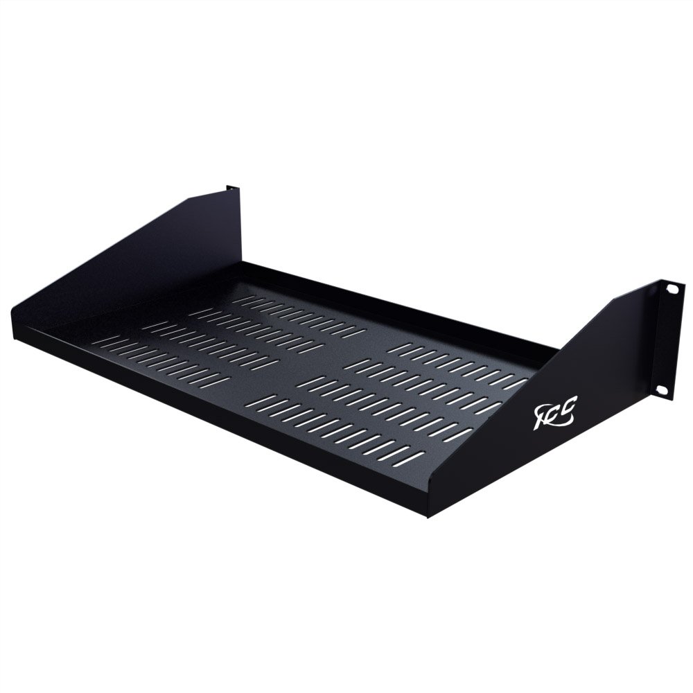 ICC ICCMSRSV10 10U Deep Single Vented Rack Shelf - 2 RMS - Perfect for Server Racks, Network Equipment & Data Center Organization