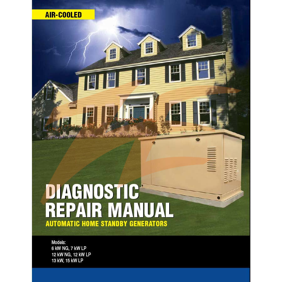Generac 0E3586 Air Cooled Diagnostic Manual Revision C - Digital Download PDF for Generator Repair & Maintenance | DIY Troubleshooting Guide for Home & Professional Use