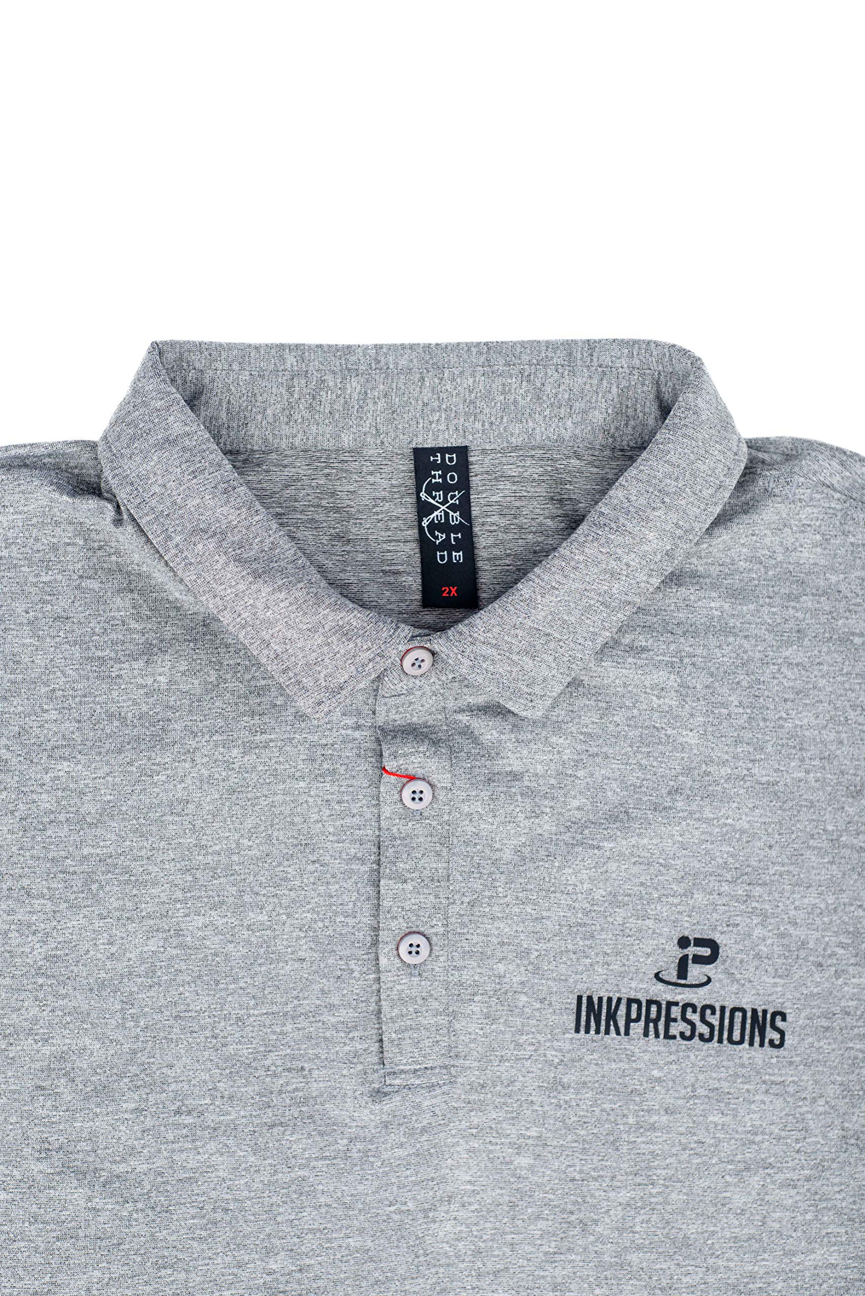 Custom Personalized Polo Shirt with Name & Sports Silicone Print - Double Stitched T-Shirt for Golf, Tennis & Casual Wear - Team Uniforms & Corporate Gifts
