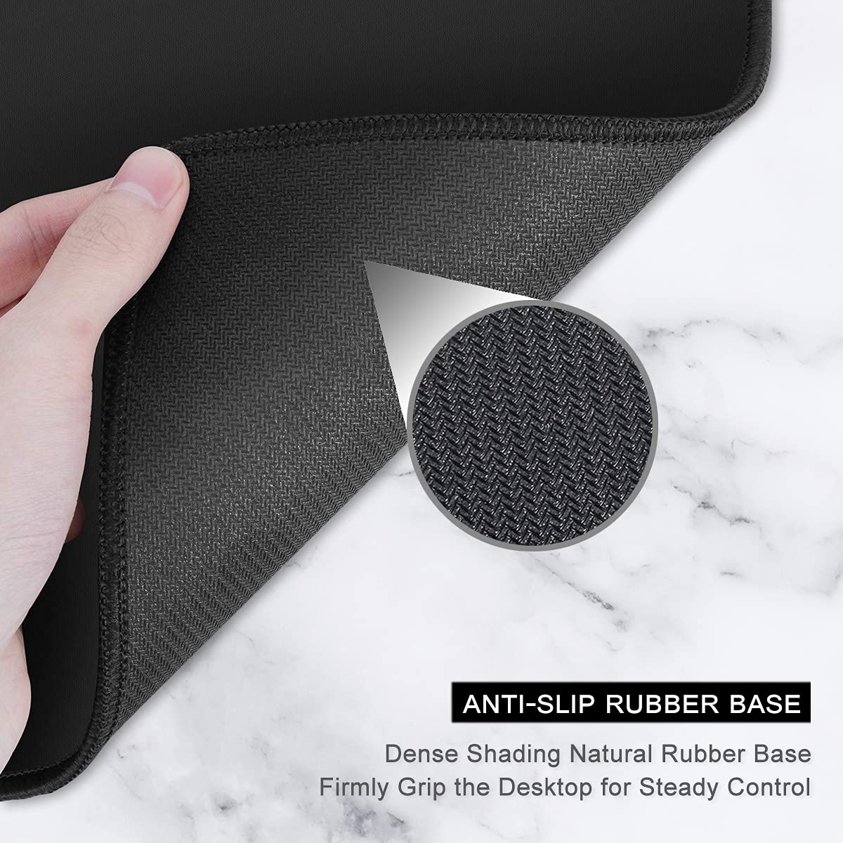 XXL Gaming Mouse Pad - Non-Slip Desk Mat for PC & Office (35.5x15.7in, Floral)