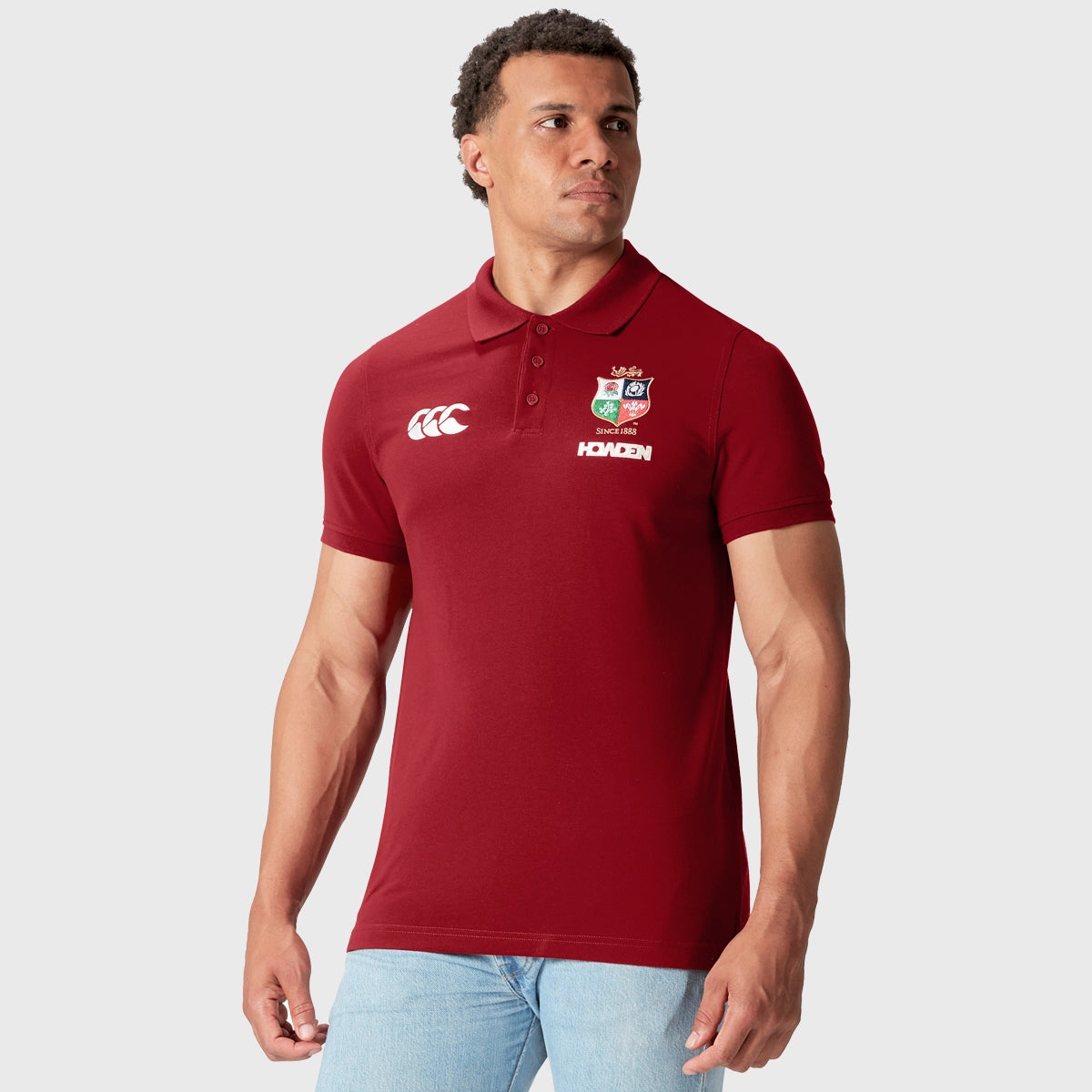 Canterbury British & Irish Lions Men's Performance Pique Polo Shirt - Breathable Red Rugby Shirt for Training & Match Days - Perfect for Rugby Fans & Sports Enthusiasts