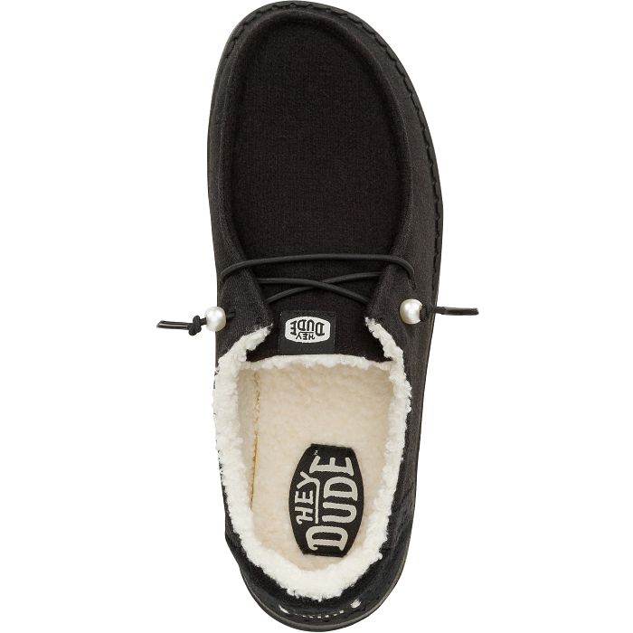 Hey Dude Wendy Brushed Women's Slip-On Loafers - Comfortable & Lightweight Casual Shoes for Walking, Travel & Everyday Wear