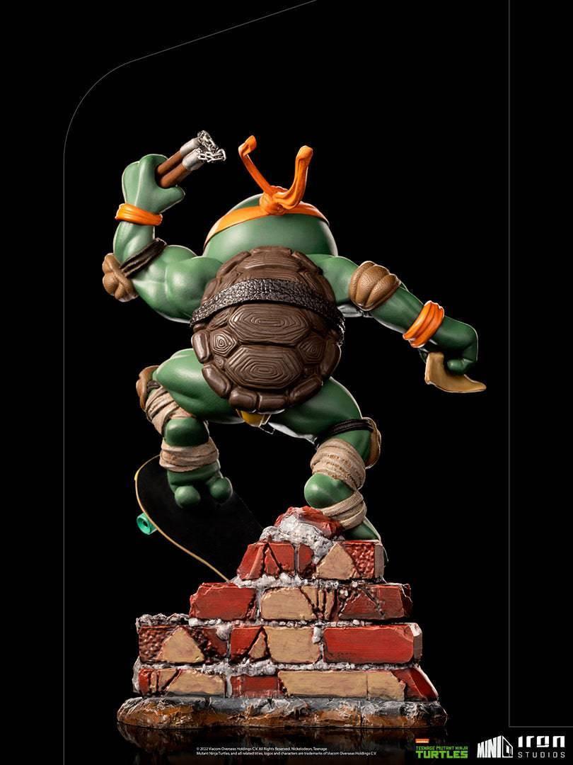 Iron Studios TMNT Michelangelo MiniCo Figure - Collectible Teenage Mutant Ninja Turtle Action Figure for Fans & Collectors - Perfect for Display, Gifts, and TMNT Merchandise Collections