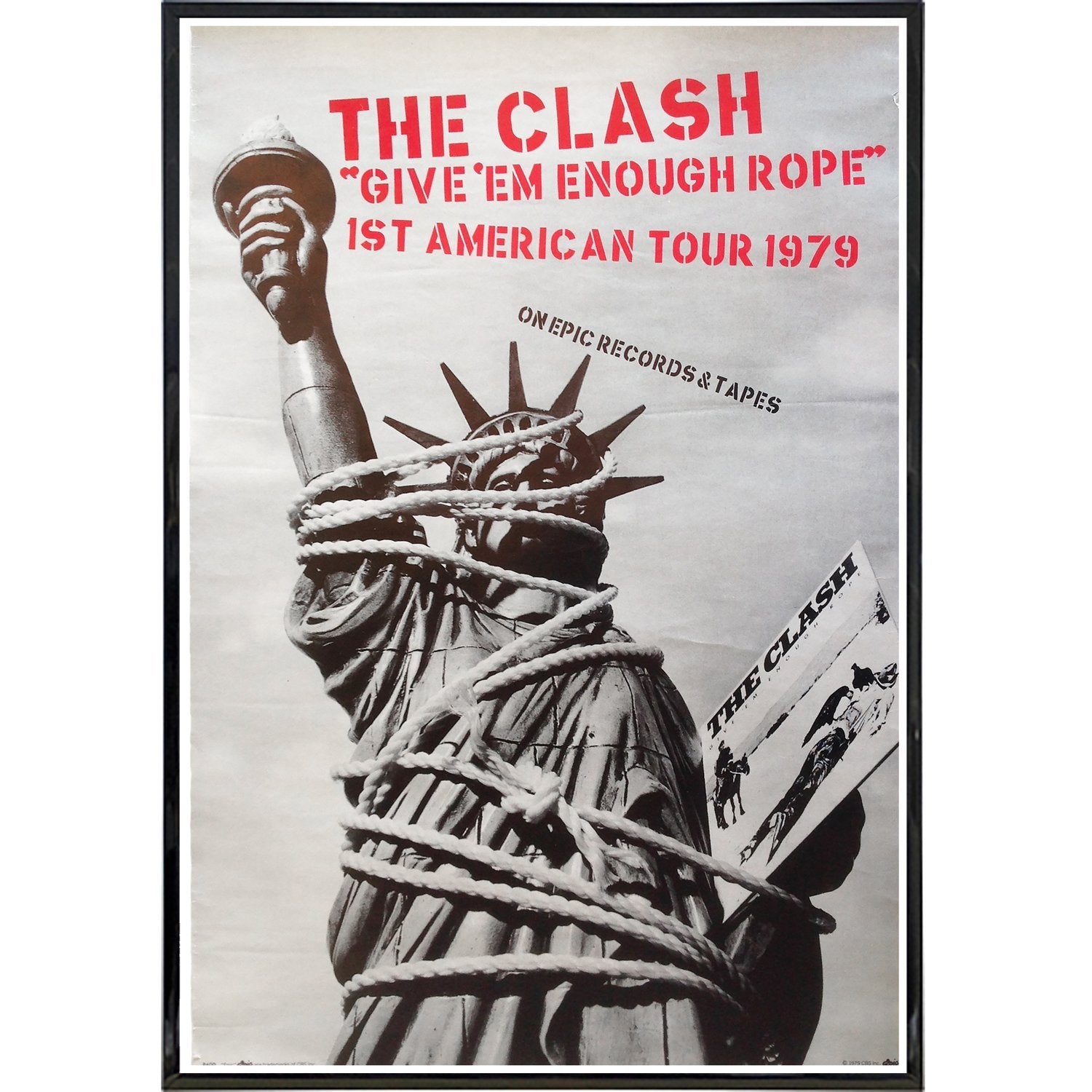 The Clash Band Poster Print - Vintage Rock Music Wall Art Decor for Bedroom, Living Room & Office