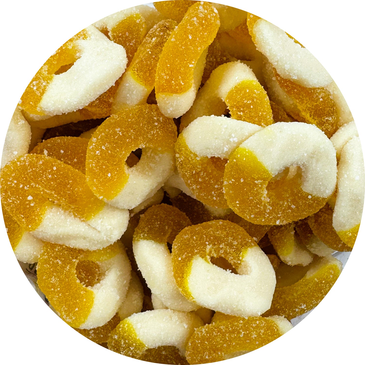 Jovy Gummy Pineapple Rings - 5 Pound Bulk Bag | Soft & Chewy Candy for Parties, Snacks & Baking Decorations