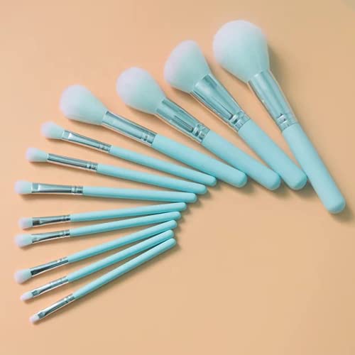 Roslet 12-Piece Premium Makeup Brush Set - Synthetic Foundation, Powder, Blending, Blush, Concealer & Eye Brushes for Liquid, Cream & Powder Cosmetics - Perfect for Professional Makeup Artists & Beginners at Home or Salon Use